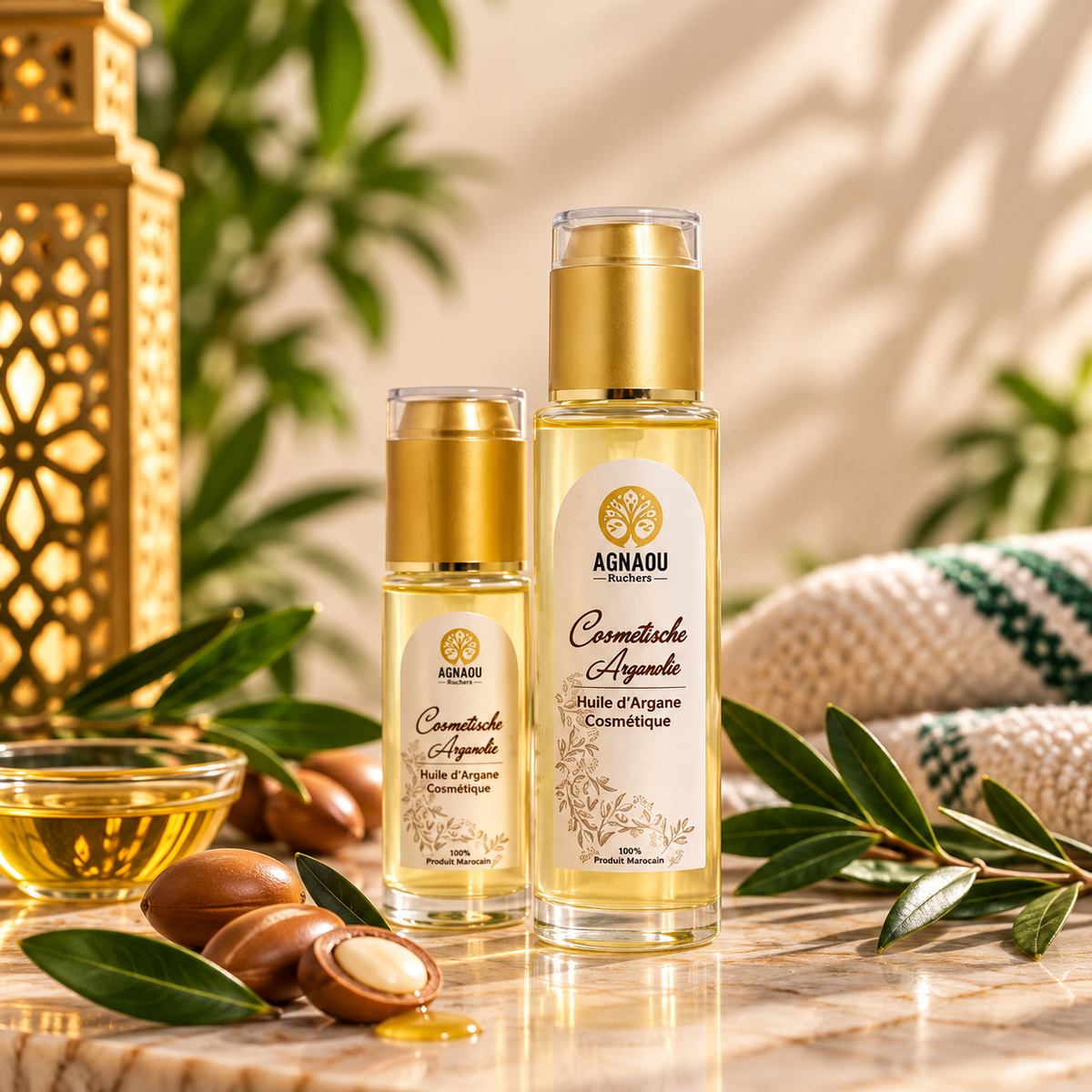 Huile d'argan cosmétique